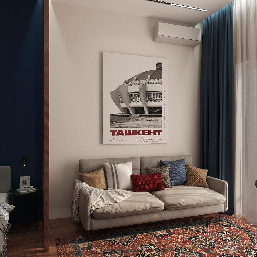 Blueloft 52 I Tashkent Apartment With Balcony Zewnętrze zdjęcie